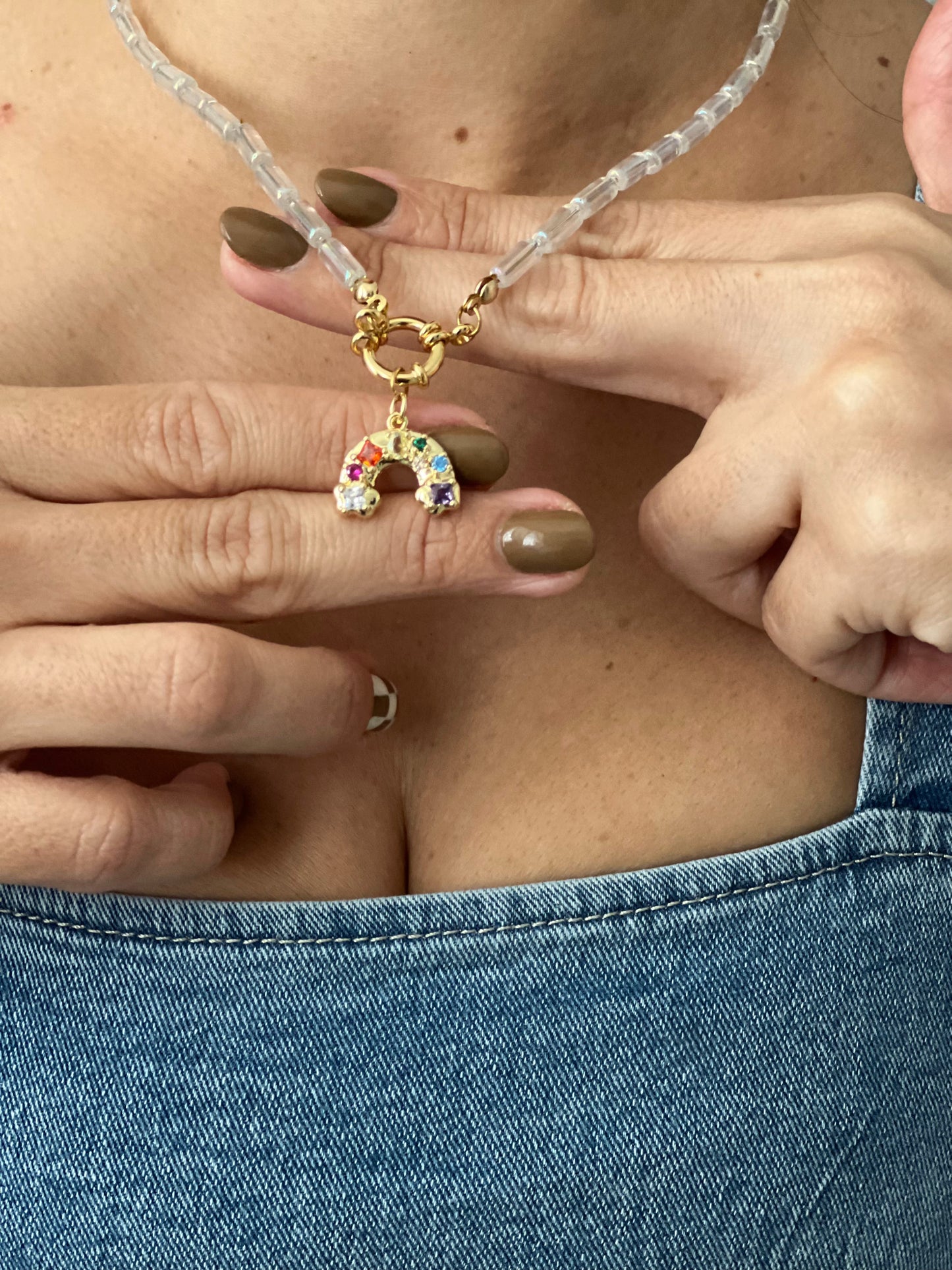 Rainbow necklace