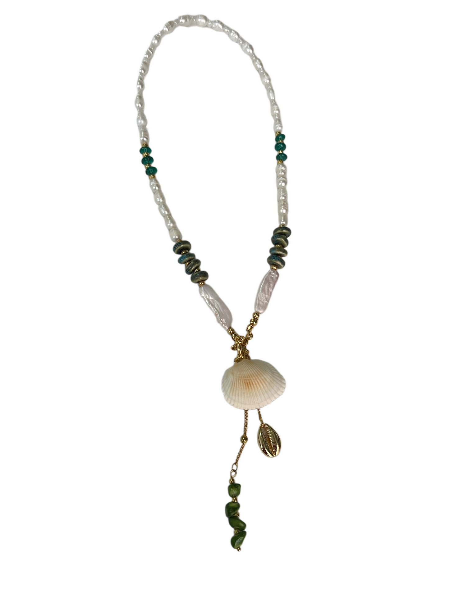 the green shell necklace