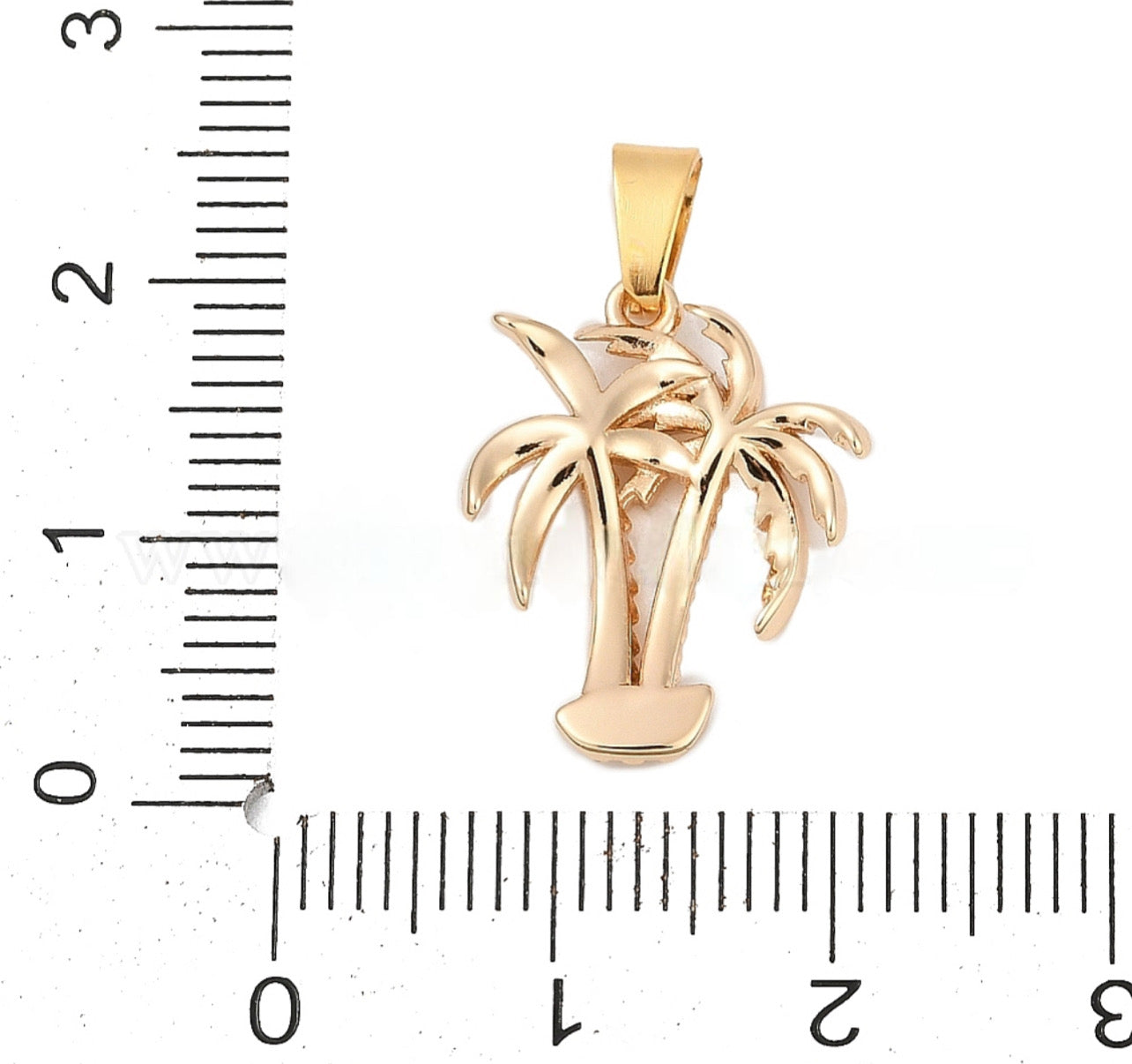 Palm tree charm