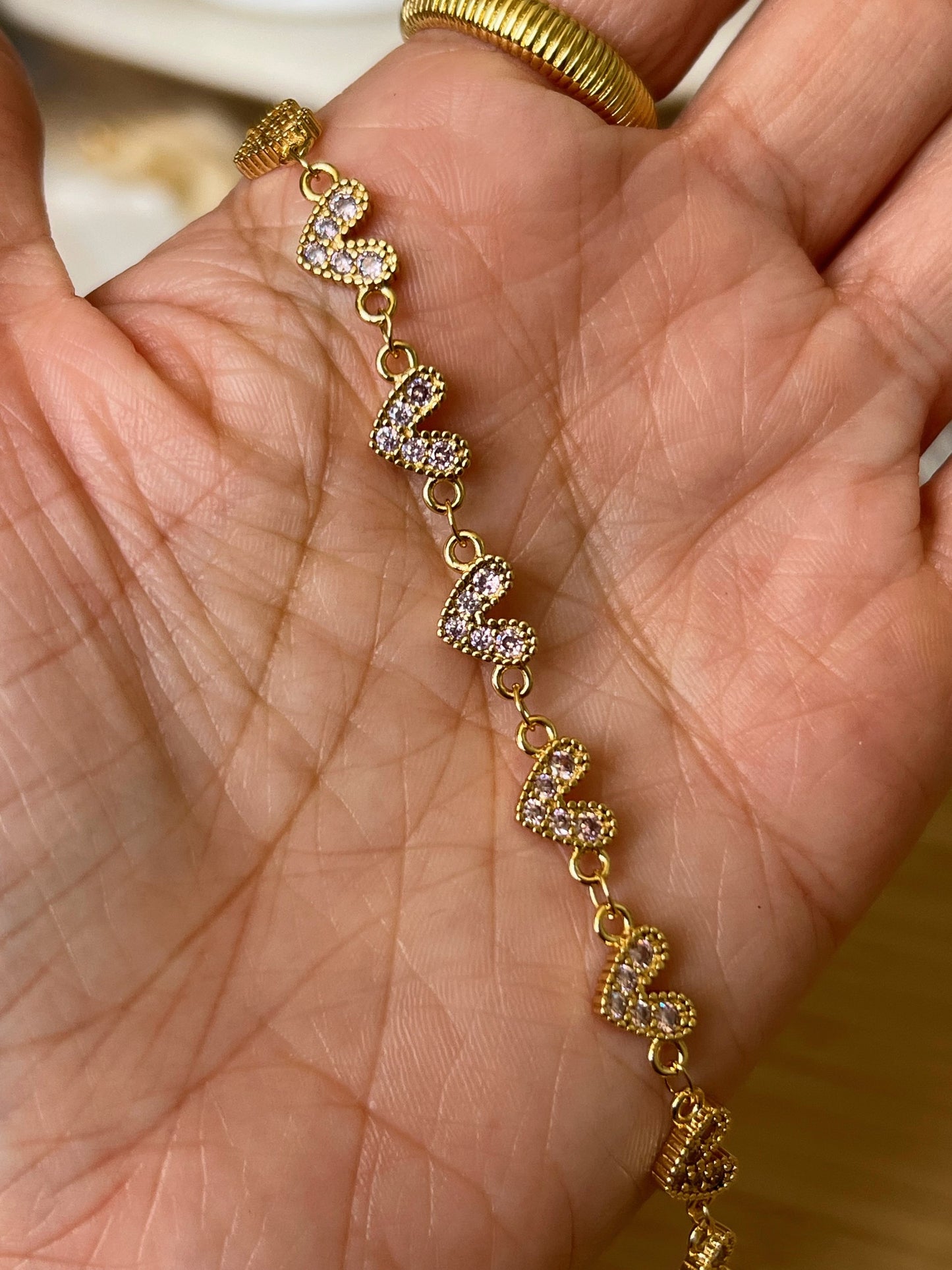 Mini heart bracelet