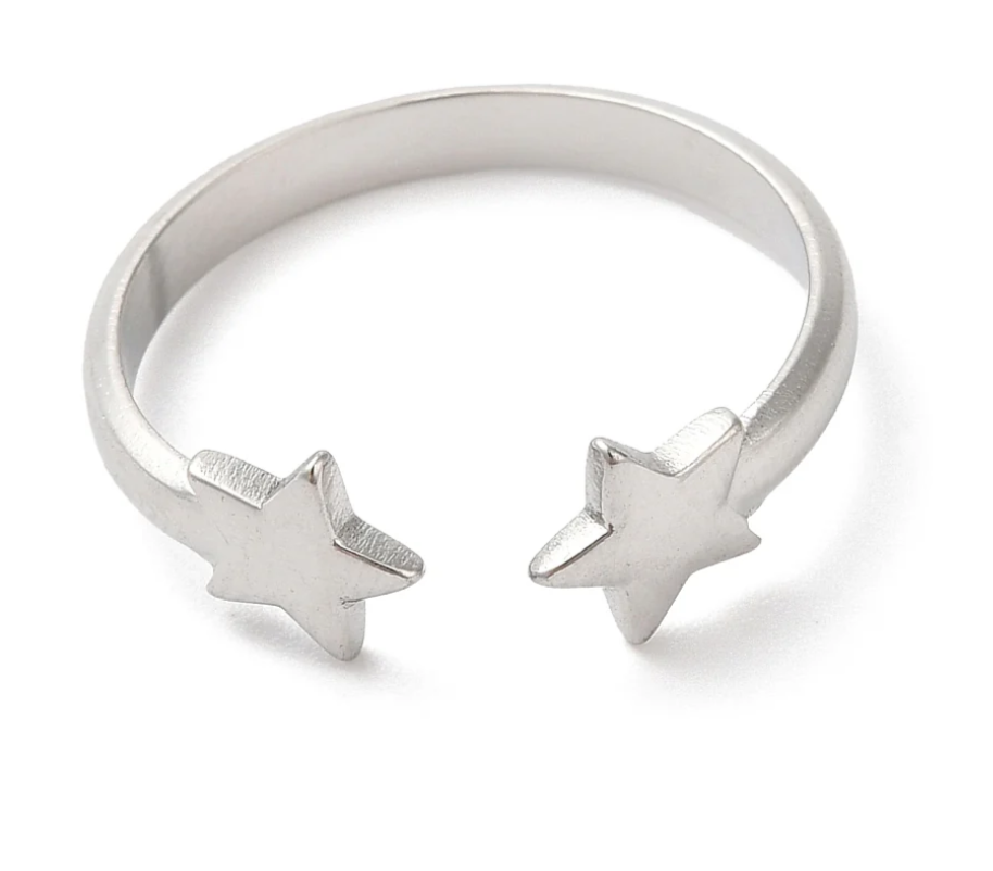 silver star ring