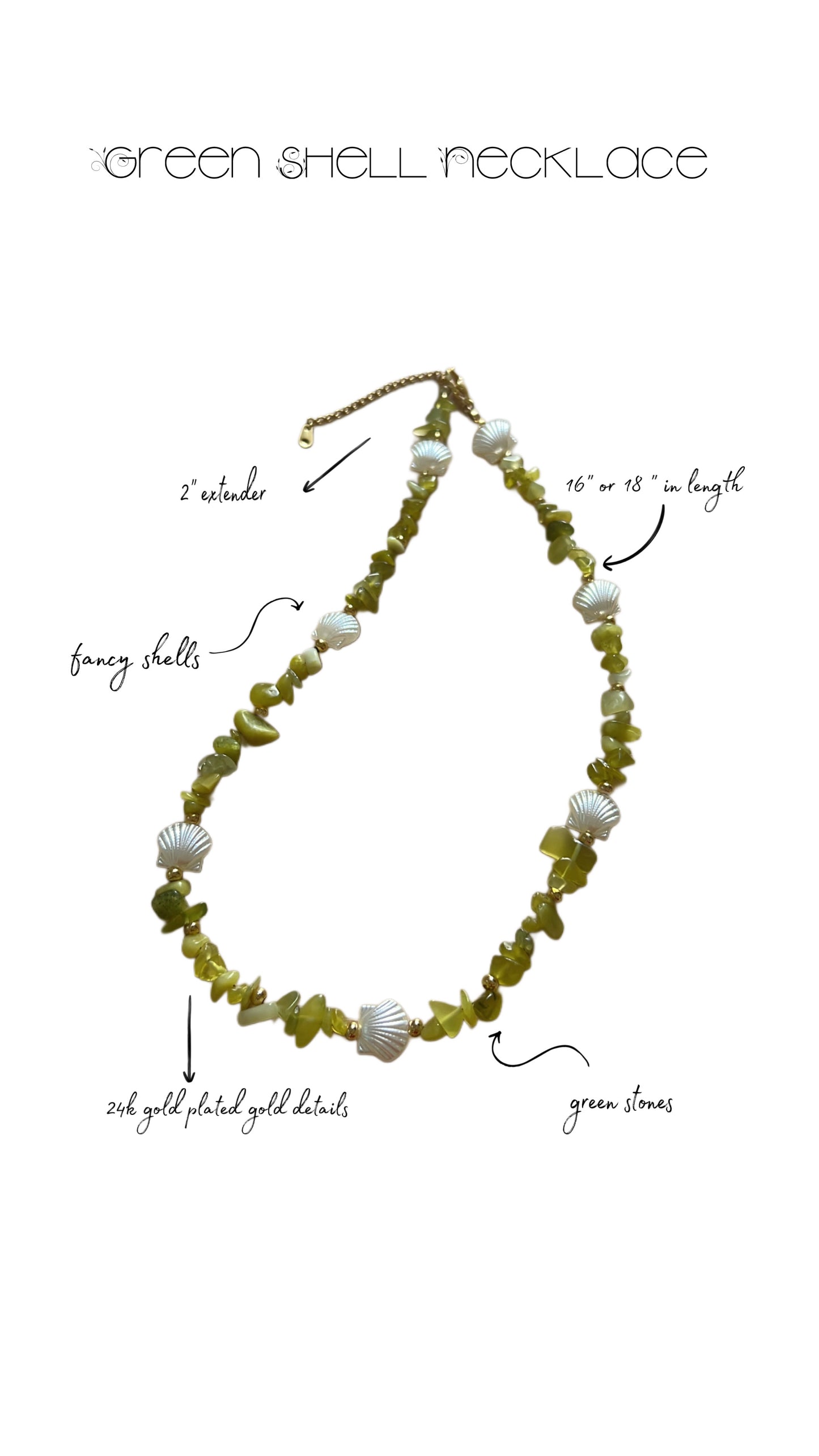 Green Stones Necklace