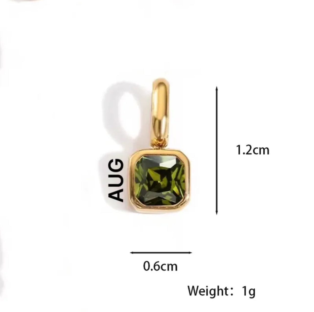 Square green charm