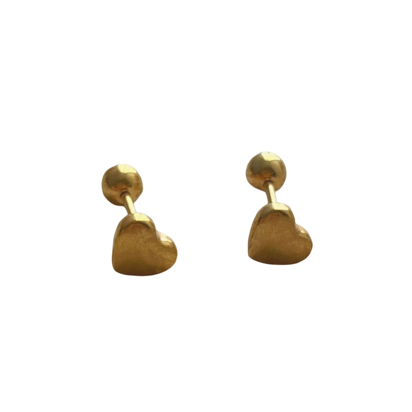 Mini heart earrings
