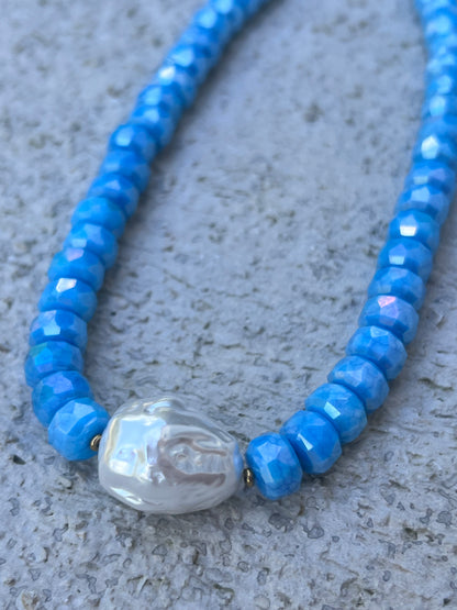 Sweet blue necklace