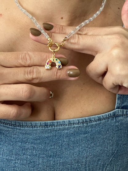 Rainbow necklace