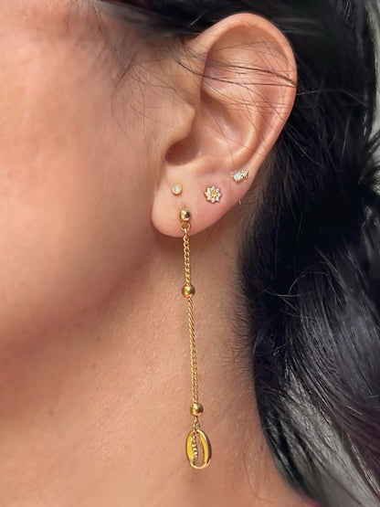 Cowrie earrings