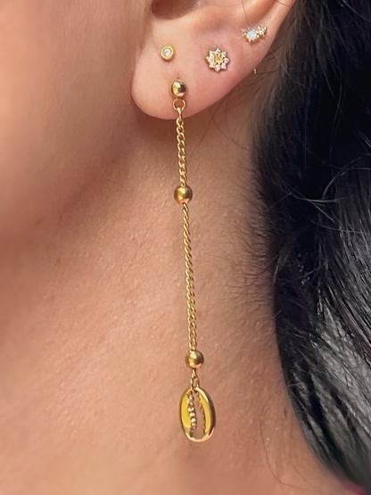 Cowrie earrings