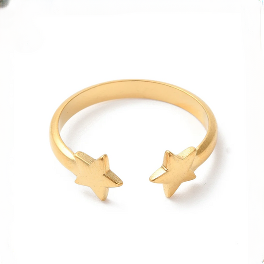 gold star ring
