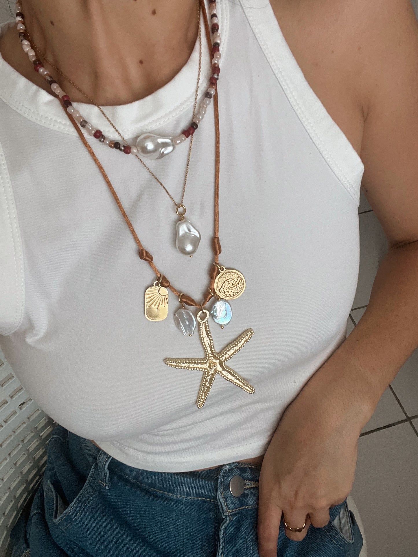 II Big starfish necklace
