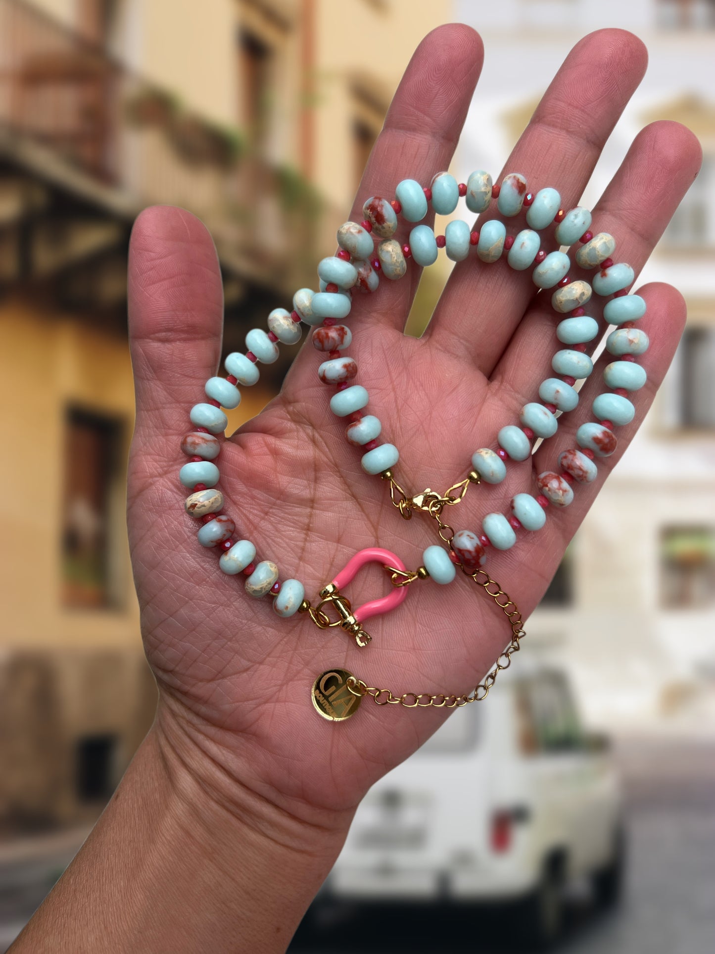 Camelia necklace