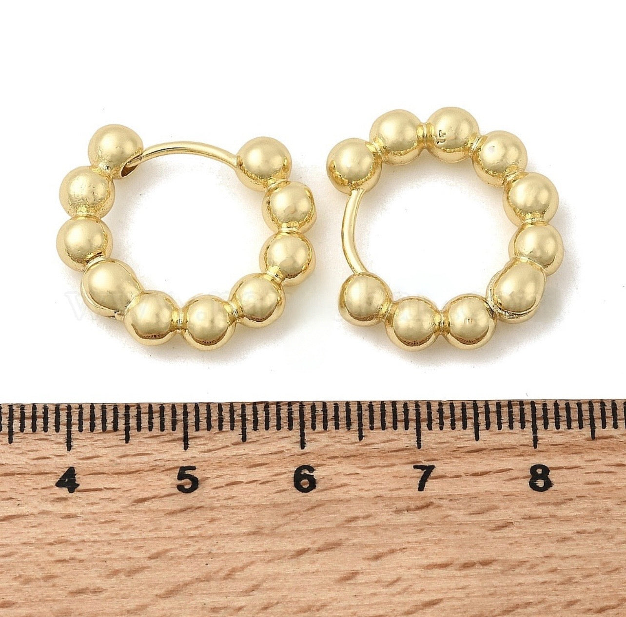 Bubble gum earrings