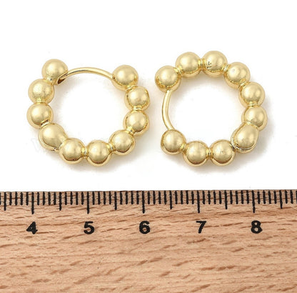 Bubble gum earrings
