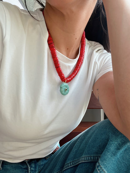 Redshine necklace