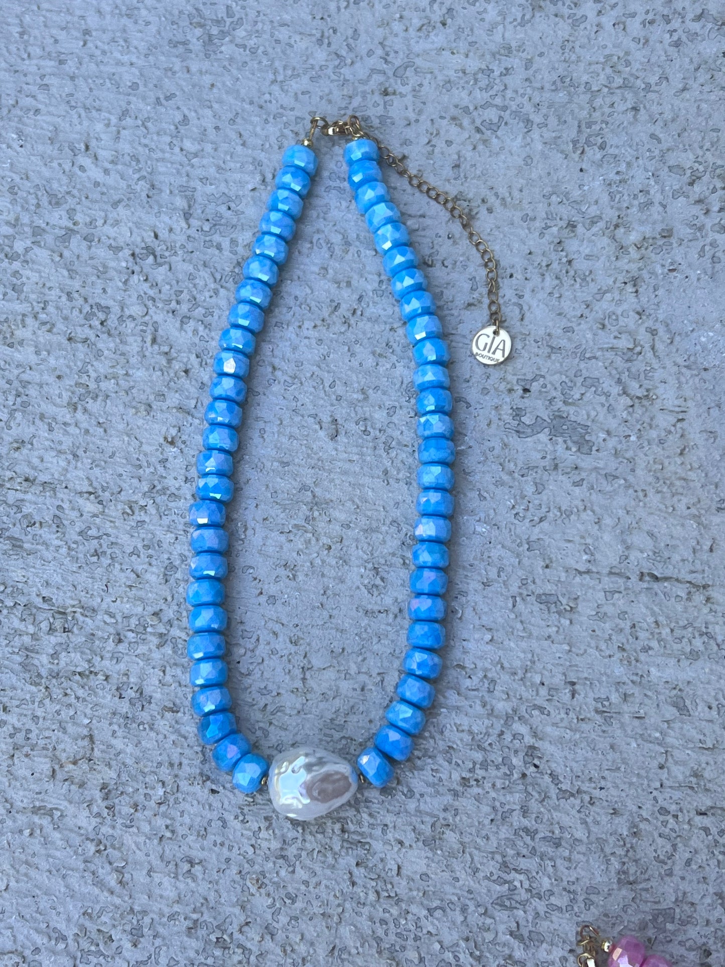 Sweet blue necklace