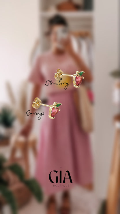 Strawberry Earrings