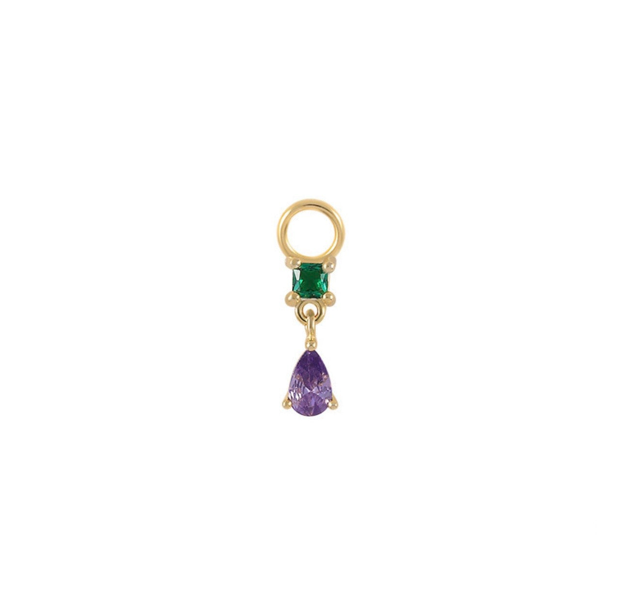Bella ⟡ charm hoops