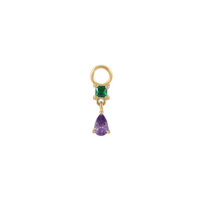 Bella ⟡ charm hoops