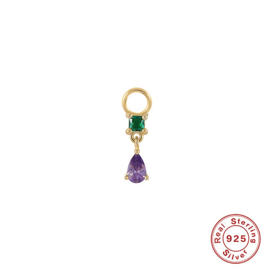 Bella ⟡ charm hoops
