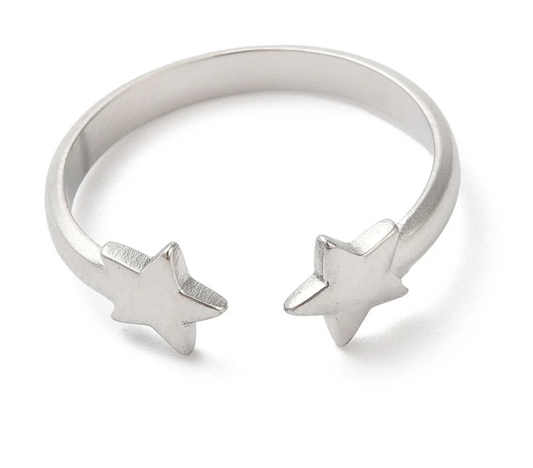 silver star ring