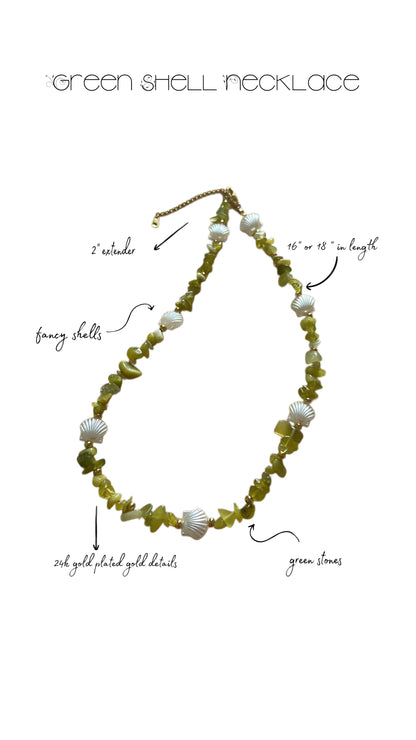 Green Stones Necklace