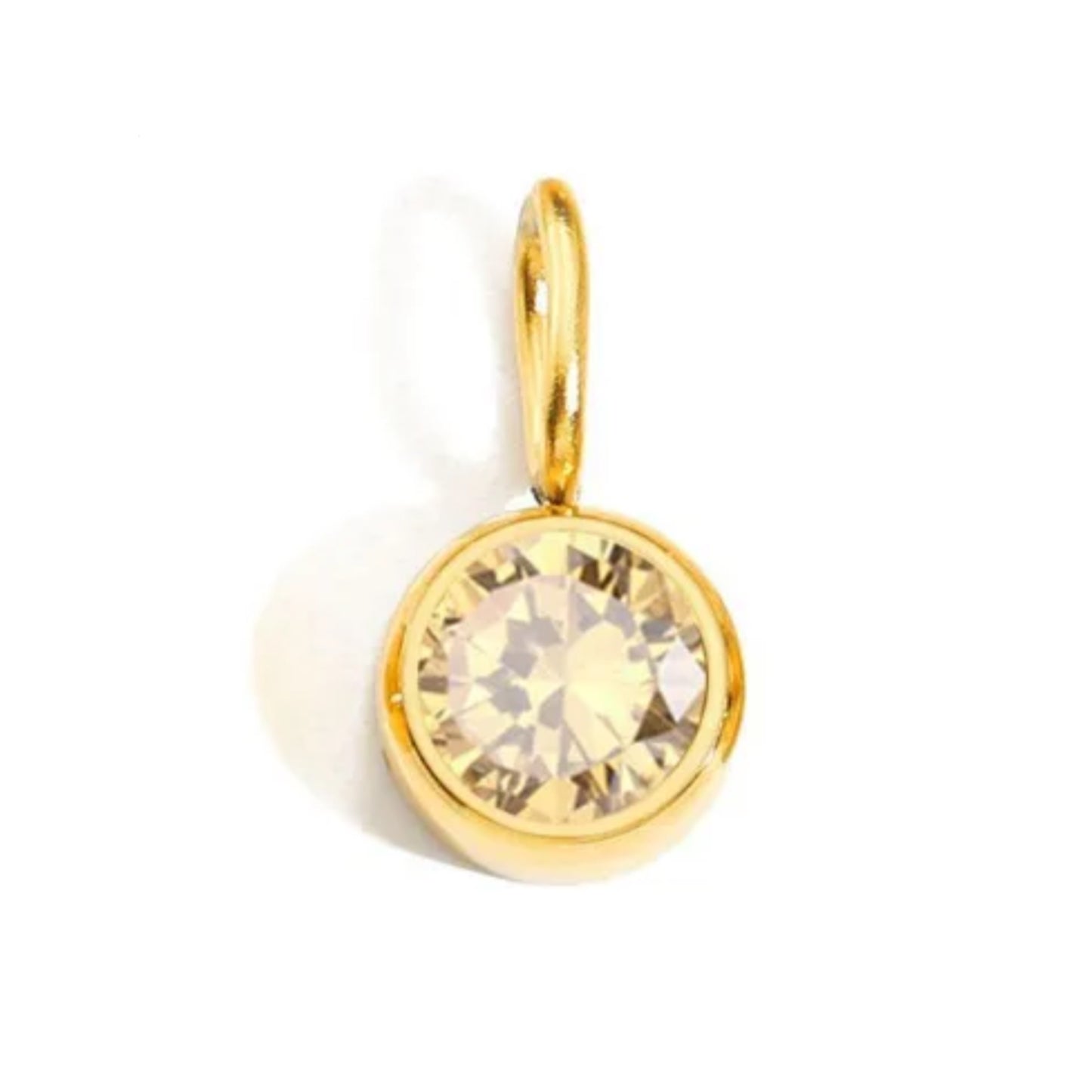 Butter yellow charm
