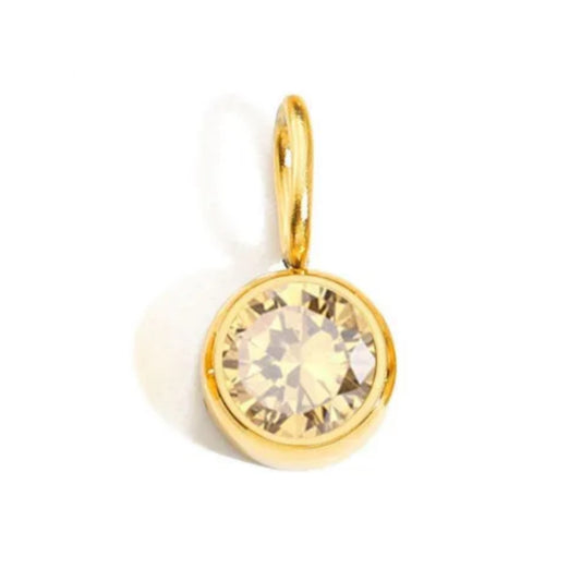 Butter yellow charm
