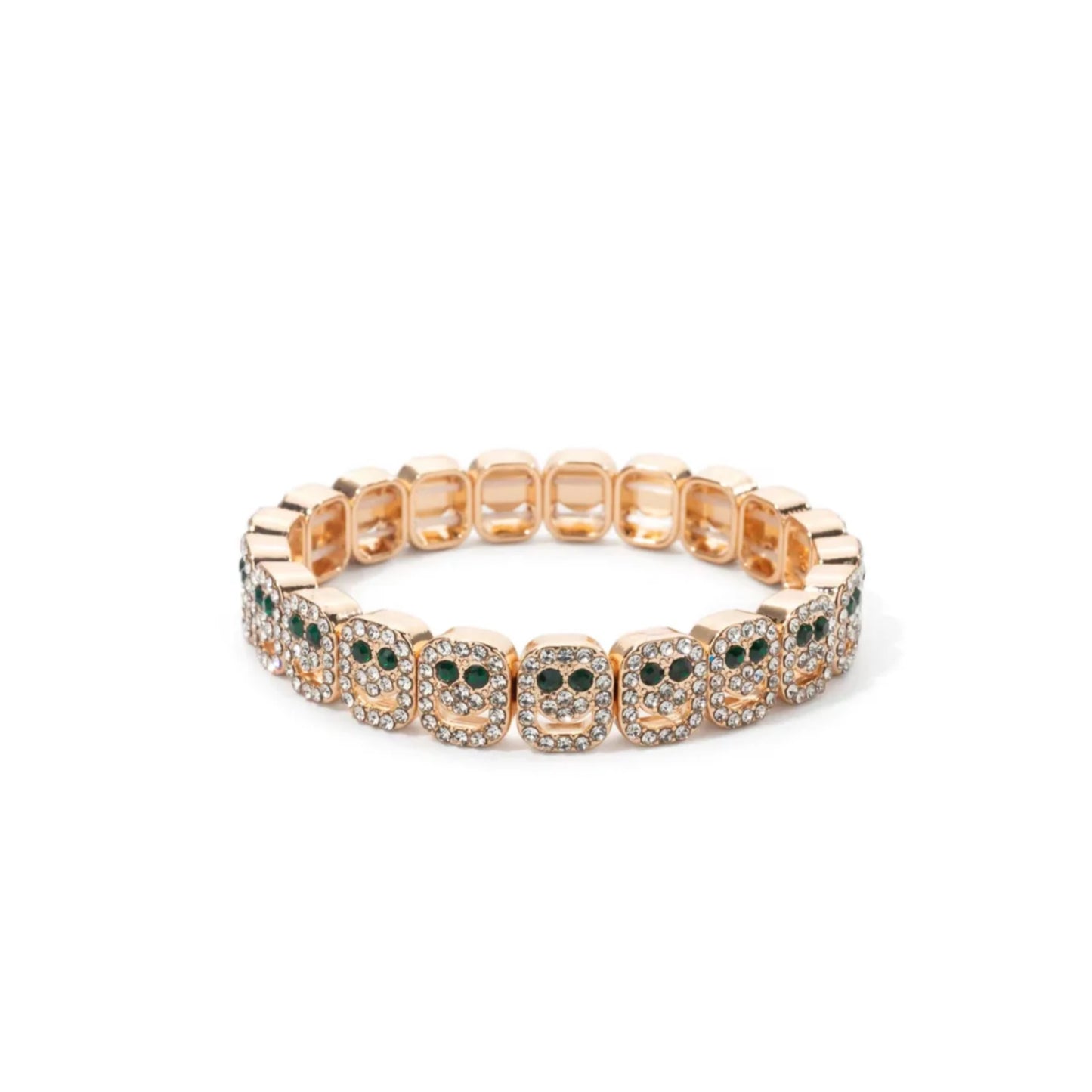 Shiny happy face bracelet