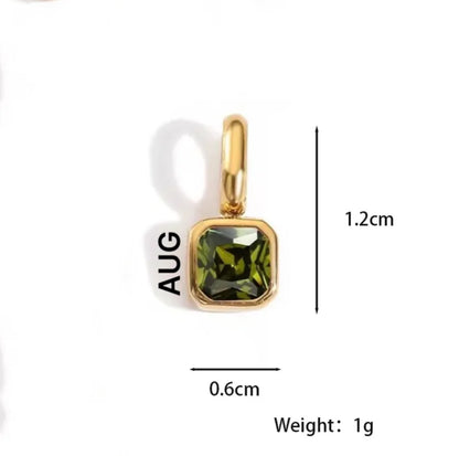 Square green charm