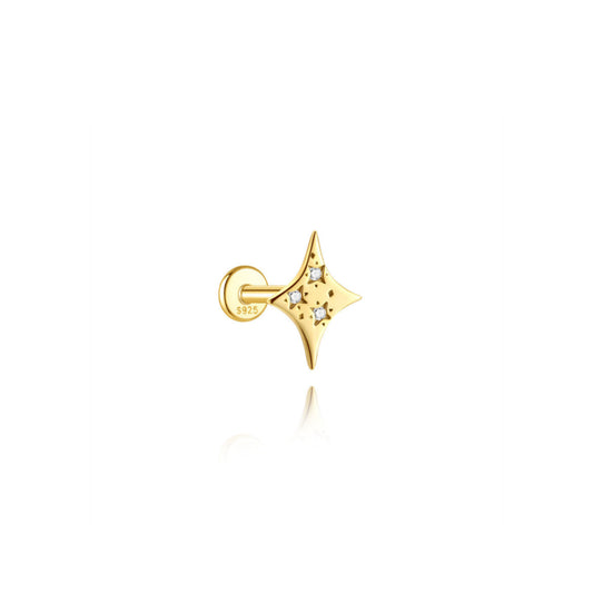 Shiny star earring