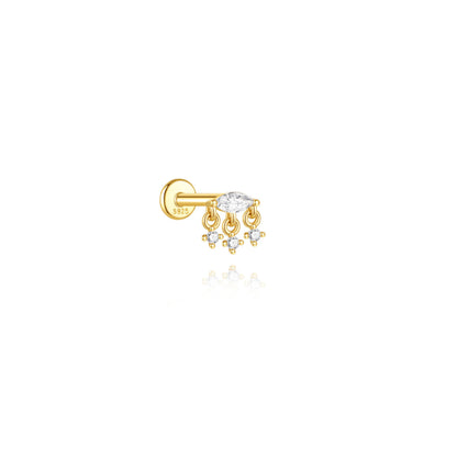Dainty shiny earrings