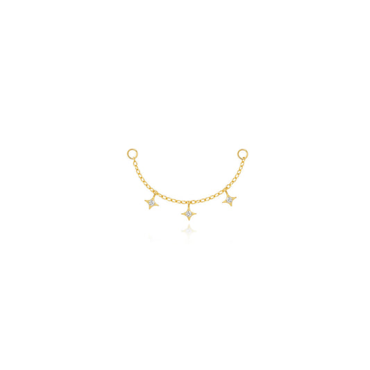 Mini stars earrings accessories