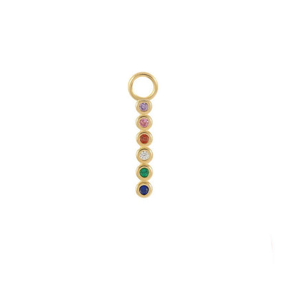 Olivia ⟡ charm hoops