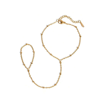 Dainty hand bracelet