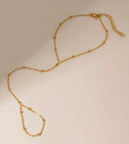 Dainty hand bracelet