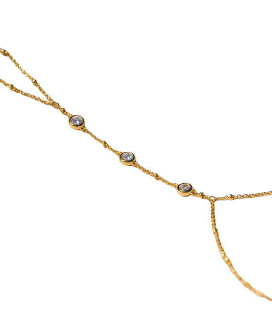 Zirconia hand bracelet